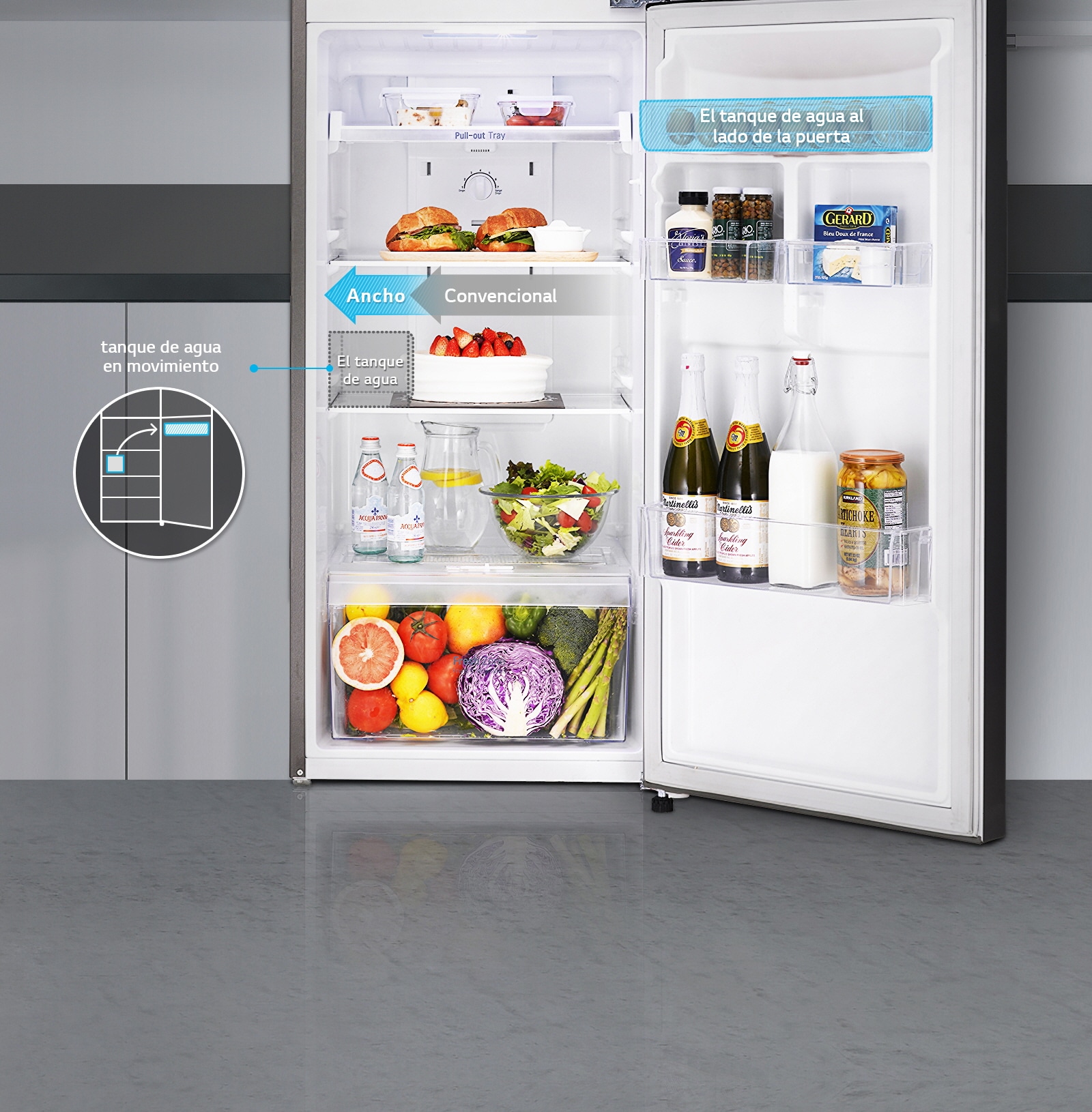 DISPENSADOR DE AGUA (QUE AHORRA ESPACIO)